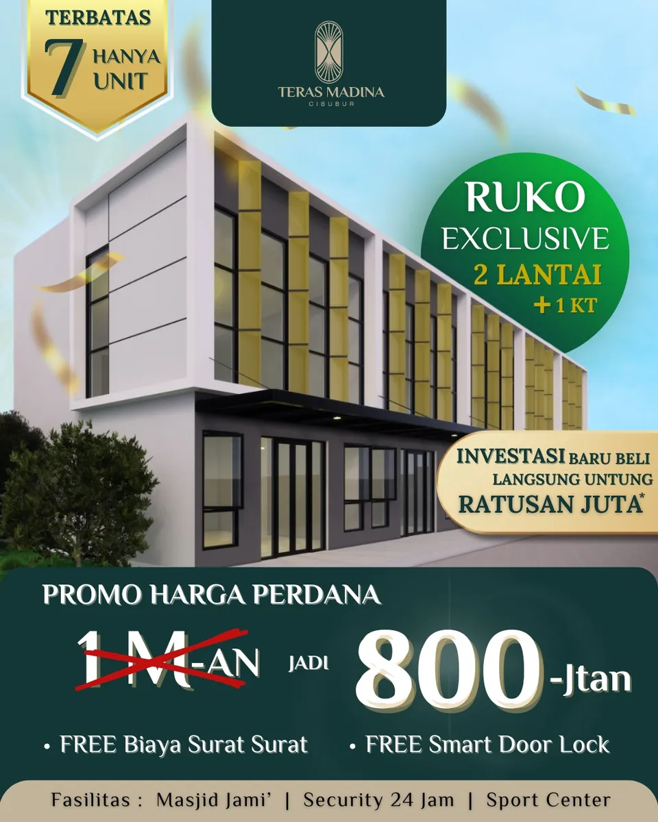 Ruko Teras Madina Cibubur