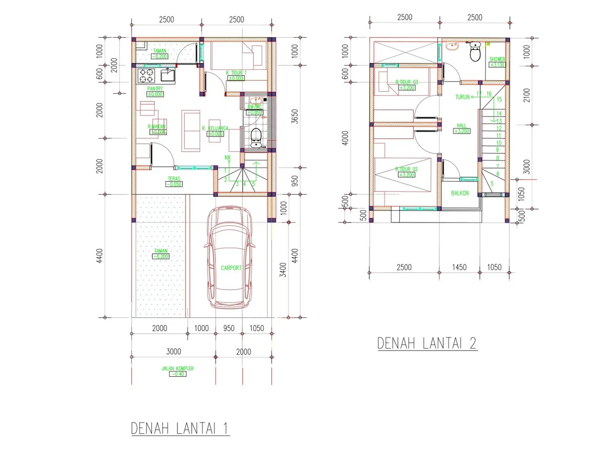 Denah rumah Antalya Premiere