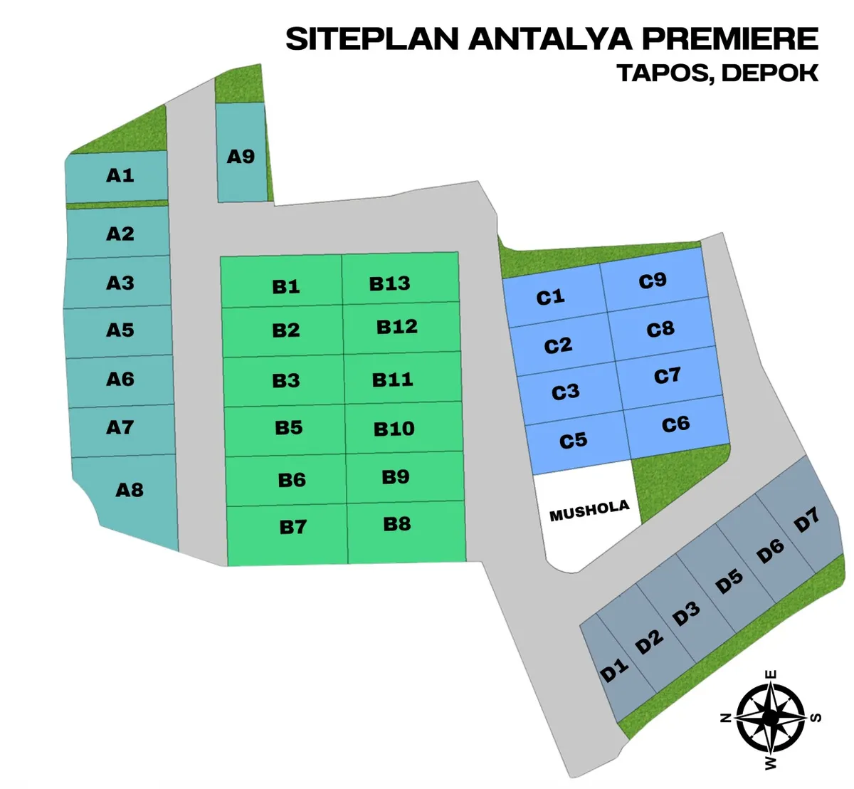 Peta lokasi / siteplan Antalya Premiere