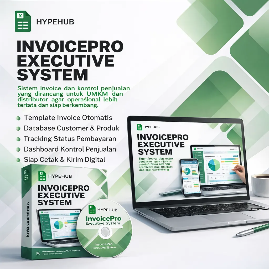 Mockup InvoicePro Executive System