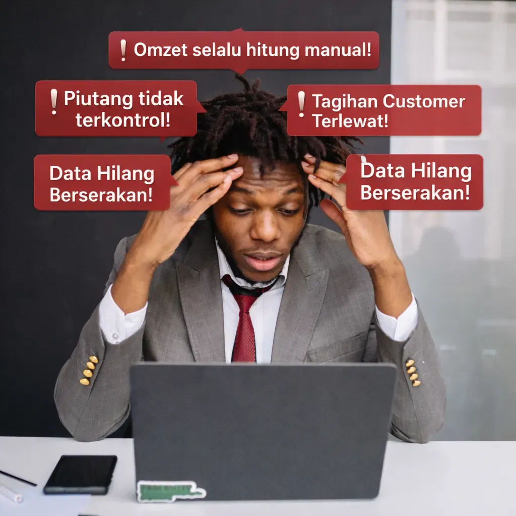 Owner bisnis stres dengan administrasi